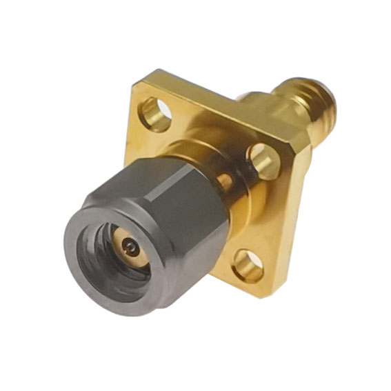 1.0mm公 转 1.0mm母 4孔法兰转接器 110GHz VSWR 1.35