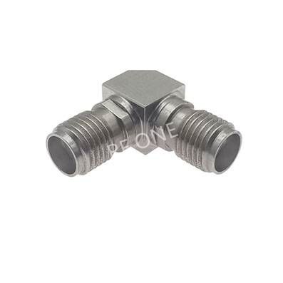 SMA母 转 SMA母 直角弯头转接器 18GHz VSWR 1.25