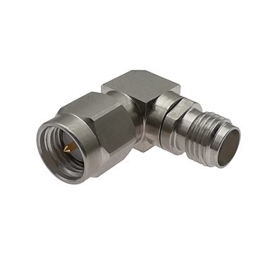 SMA母 转 SMA公 直角弯头转接器 27GHz VSWR 1.2