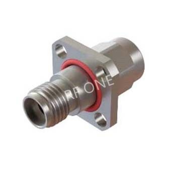 2.92mm母 转 2.92mm公 4孔法兰转接器 40GHz VSWR 1.2