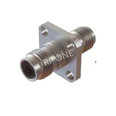 2.4mm母 转 2.92mm母 4孔法兰转接器 40GHz VSWR 1.2