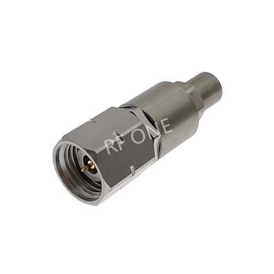 SSMP公 转 2.4mm公 转接器 40GHz VSWR 1.3