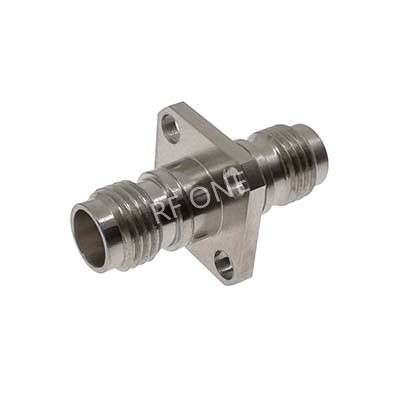 2.4mm母 转 2.4mm母 4孔法兰转接器 50GHz VSWR 1.2
