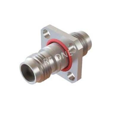 2.4mm母 转 2.4mm母 4孔法兰转接器 50GHz VSWR 1.2