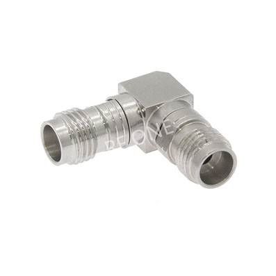 1.85mm母 转 2.4mm母 直角弯头转接器 50GHz VSWR 1.3