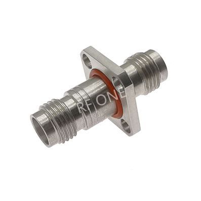 1.85mm母 转 1.85mm母 4孔法兰转接器 67GHz VSWR 1.25