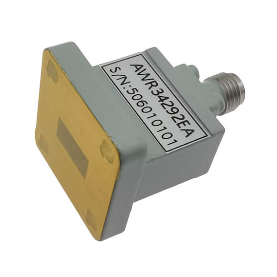 WR34 转 2.92mm母 波导同轴转接器，21.7-33GHz，端接，UG1530/U法兰