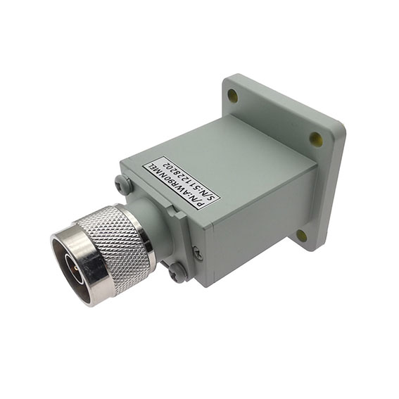 WR90 转 N公 波导同轴转接器，8.2-12.5GHz，端接，UBR100法兰