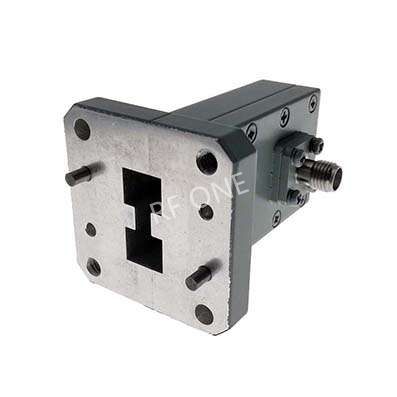 WRD110 转 SMA母 双脊波导同轴转接器，11-26.5GHz，正交