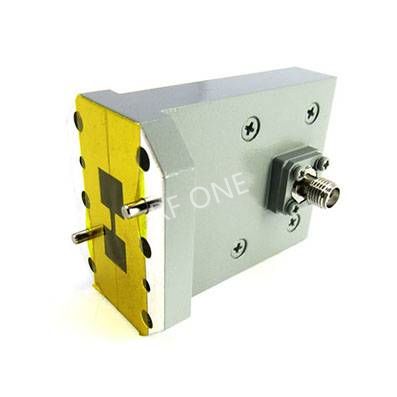 WRD500 转 SMA母 双脊波导同轴转接器，5-18GHz，正交
