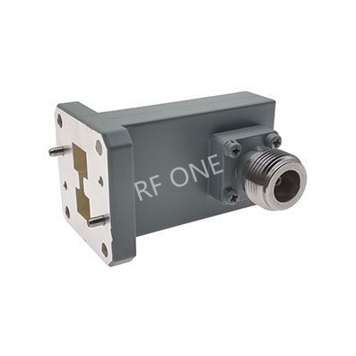 WRD580 转 N母 双脊波导同轴转接器，5.8-16GHz，正交