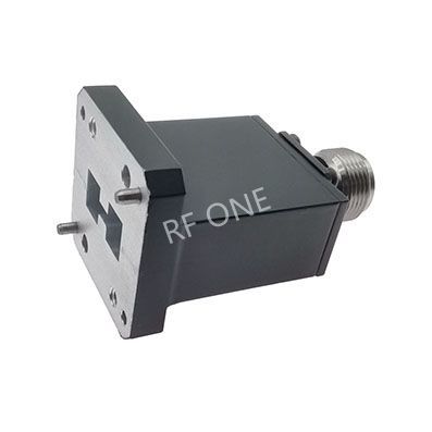 WRD650 转 N母 双脊波导同轴转接器，6.5-18GHz，端接