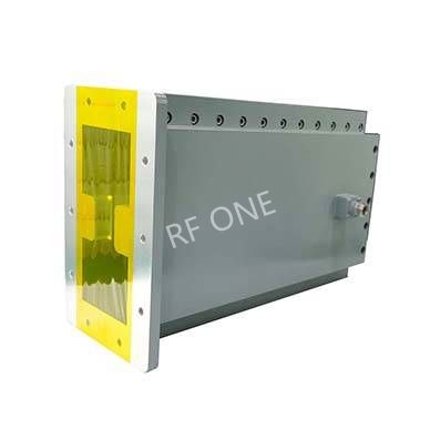 WRD840 转 N母 双脊波导同轴转接器，0.8-2GHz，正交