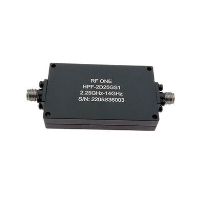 2.25-14 GHz SMA母 高通滤波器