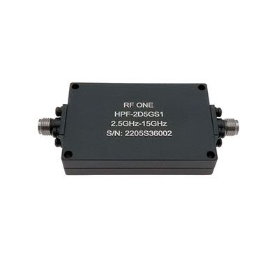 2.5-15 GHz SMA母 高通滤波器