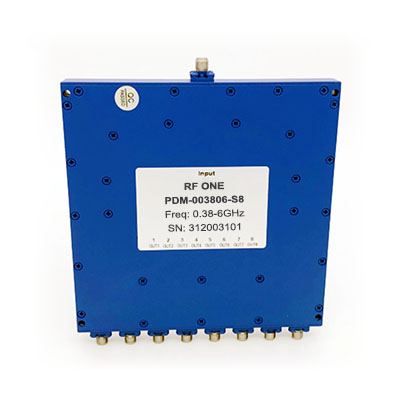 8路 SMA 功分器 0.38-6GHz