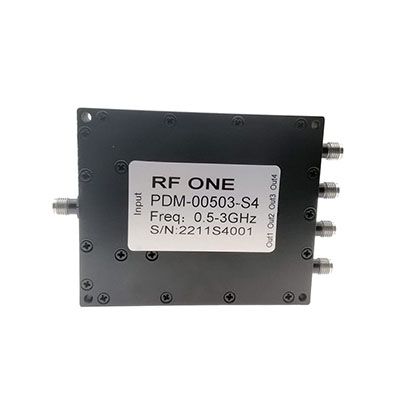 4路 SMA 功分器 0.5-3GHz