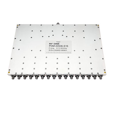 16路 SMA 功分器 0.5-6GHz