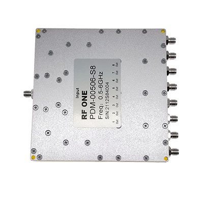 8路 SMA 功分器 0.6-6GHz