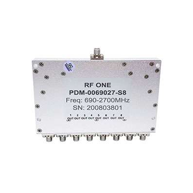 8路 SMA 功分器 0.69-2.7GHz