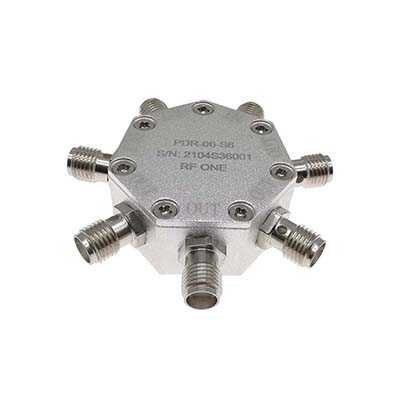 6路 SMA 电阻式功分器 DC-6GHz