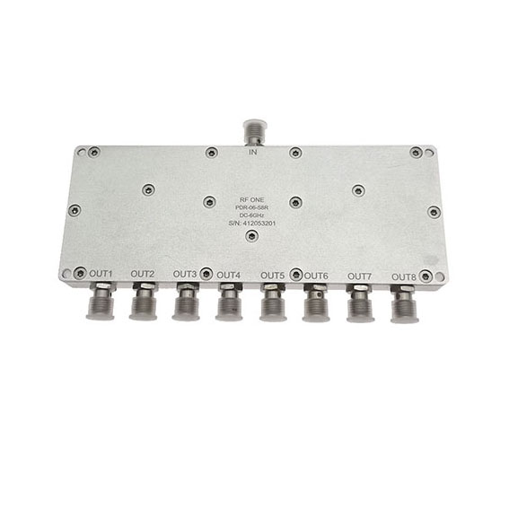 8路 SMA 电阻式功分器 DC-6GHz