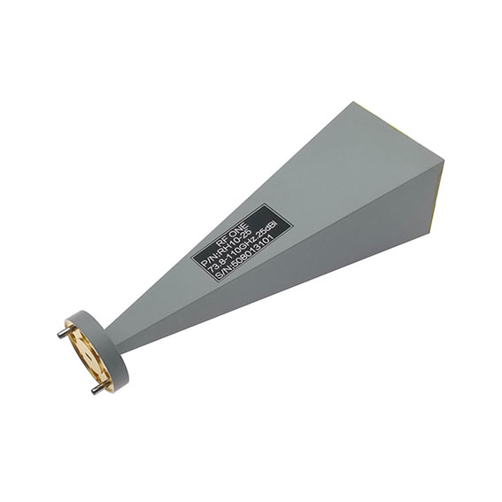 25dB增益, 73.8-110 GHz, WR10标准增益喇叭天线