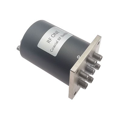 SP6T Switch, Normally Open, DC to 18 GHz, SMA, 15 Pin D-Sub