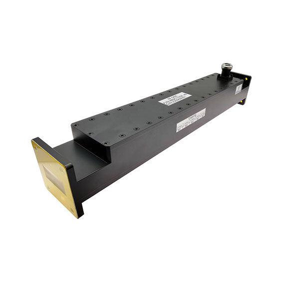 WR75 波导宽臂高定向耦合器, 30 dB, 9.84-15.0 GHz, N母耦合口