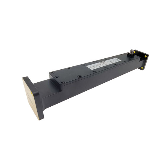 WR75 波导宽臂高定向耦合器, 40 dB, 9.84-15.0 GHz, SMA母耦合口